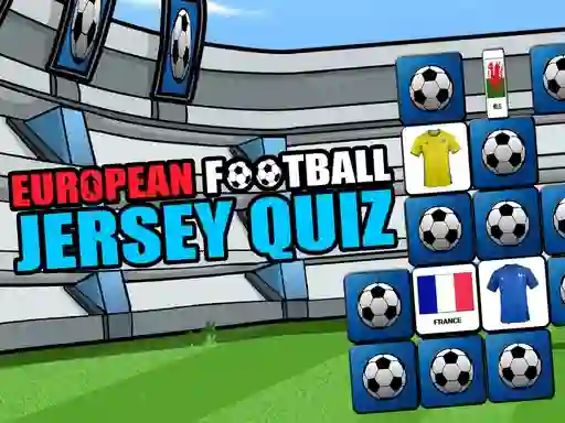 European Football Jersey Quiz — 無料オンラインゲーム