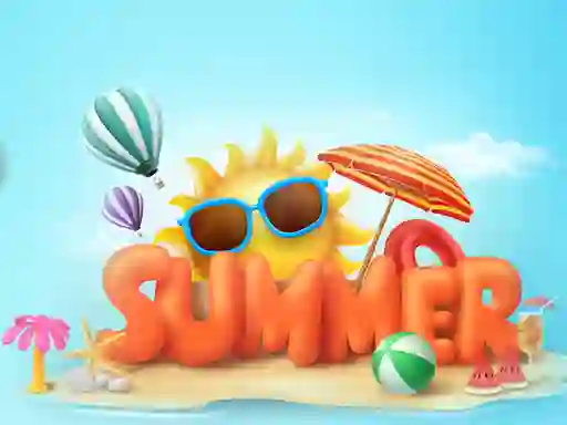 Happy summer jigsaw puzzle — 無料オンラインゲーム