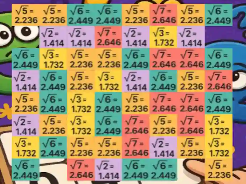 Tricky Square Roots — 無料オンラインゲーム