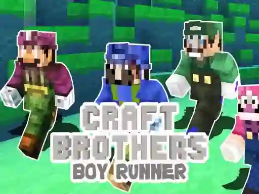 Craft Bros Boy Runner — 無料オンラインゲーム