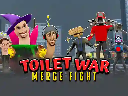 Toilet War: Merge Skibidi — 無料オンラインゲーム