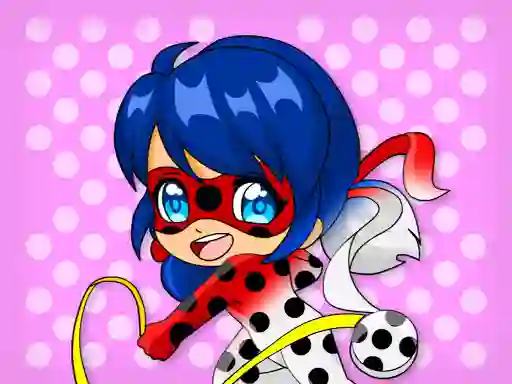 ゲームChibi Dottedgirl Coloring Bookオンライン