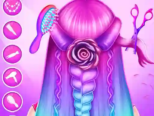 Braid Hair Salon Girls — 無料オンラインゲーム