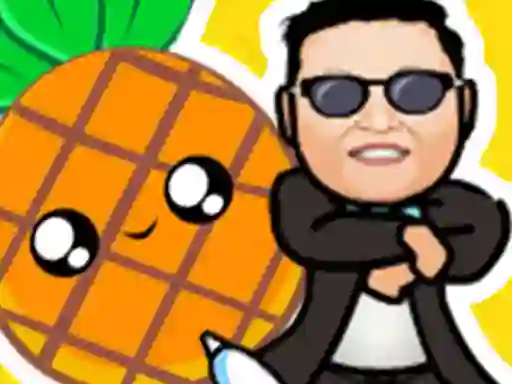 Pineapple and pen vs gangnam style — 無料オンラインゲーム