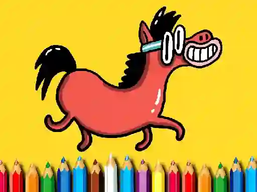Back To School: Pony Coloring Book — 無料オンラインゲーム