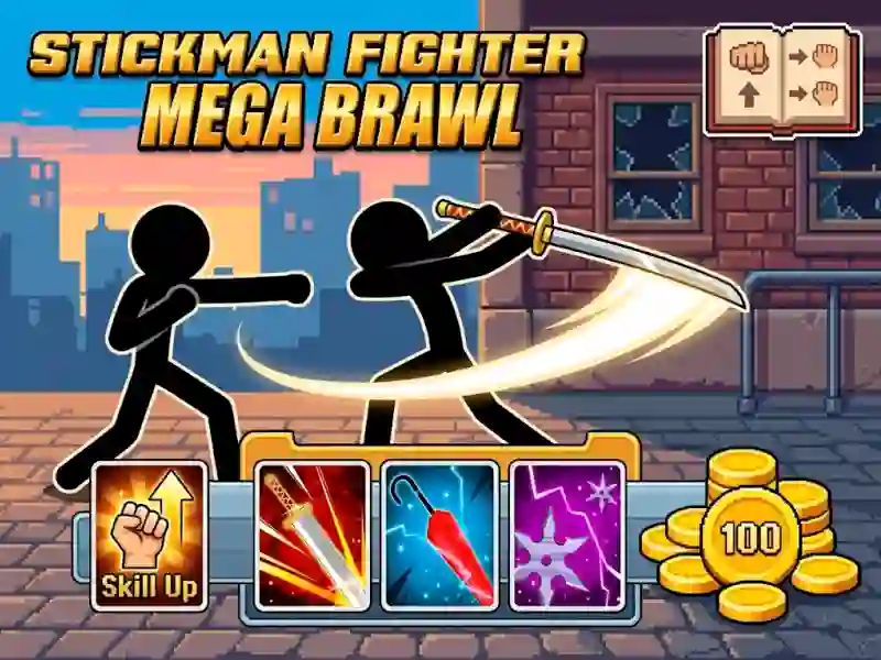 Stickman Fighter Mega Brawl — 無料オンラインゲーム