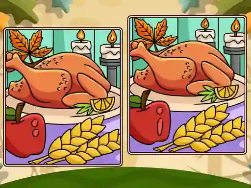 ゲームThanksgiving Spot The Differencesオンライン