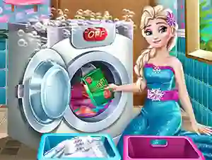 ゲームIce Queen Laundry Dayオンライン
