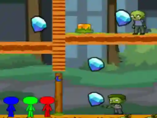 StickMan Bros Vs Zombies — 無料オンラインゲーム