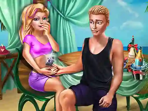 Ellie Beach Proposal — 無料オンラインゲーム