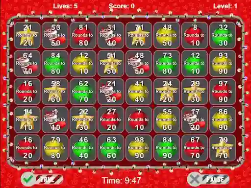 Christmas Number Crunch Rounding — 無料オンラインゲーム