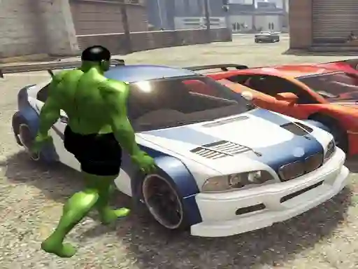 ゲームChained Car vs Hulkオンライン