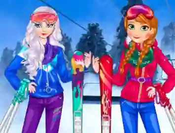 Princesses At Ski — 無料オンラインゲーム