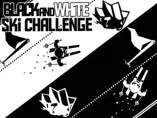 ゲームBlack and White Ski Challengeオンライン