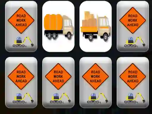 Work Trucks Memory — 無料オンラインゲーム