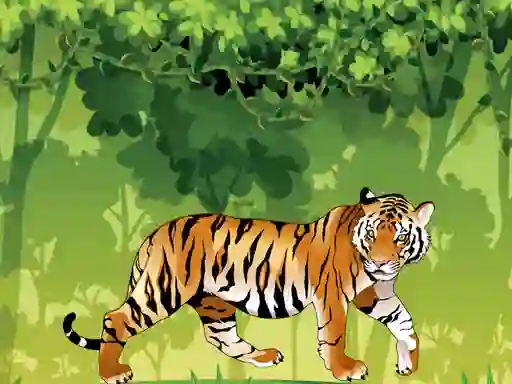 Angry Tiger Coloring — 無料オンラインゲーム