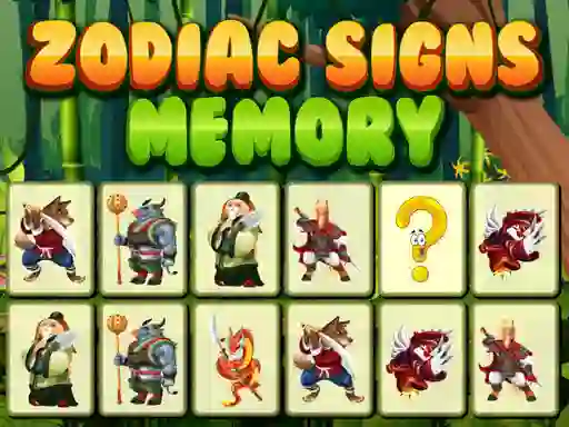 Zodiac Signs Memory — 無料オンラインゲーム