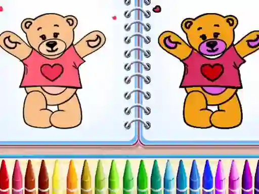 Cute Teddy Bear Colors — 無料オンラインゲーム