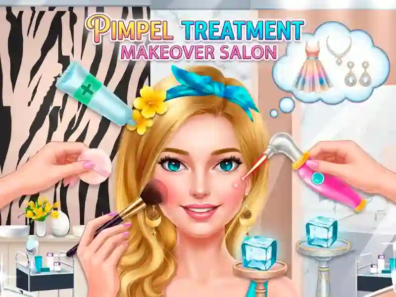 Pimple Treatment Makeover Salon — 無料オンラインゲーム