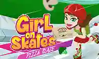 Girl on Skates Pizza Mania — 無料オンラインゲーム