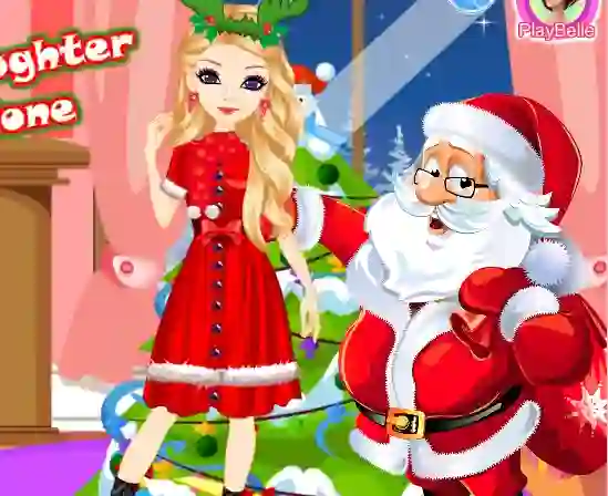 Santa's Daughter Home Alone — 無料オンラインゲーム