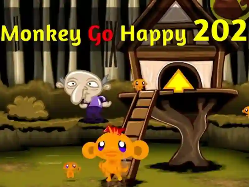 Monkey Go Happy Stage 202 — 無料オンラインゲーム