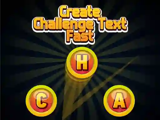 ゲームCreate Challenge Text Fastオンライン