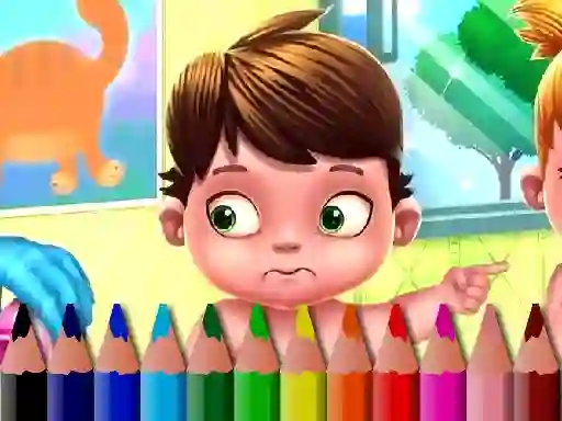 Back To School: Baby Coloring Book — 無料オンラインゲーム