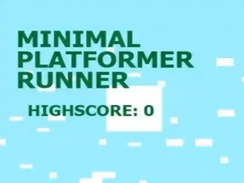 Minimal Platformer Runner — 無料オンラインゲーム