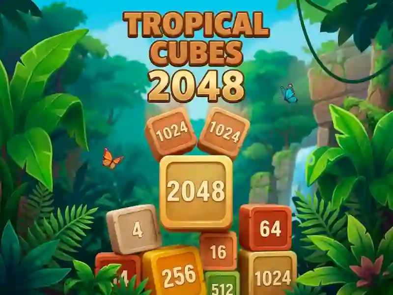 Tropical Cubes 2048 — 無料オンラインゲーム