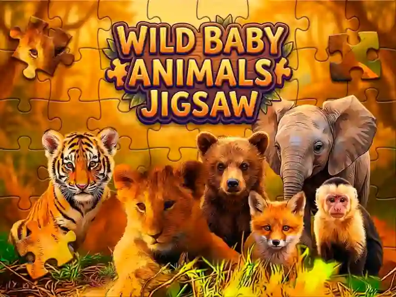 ゲームWild Baby Animals Jigsawオンライン