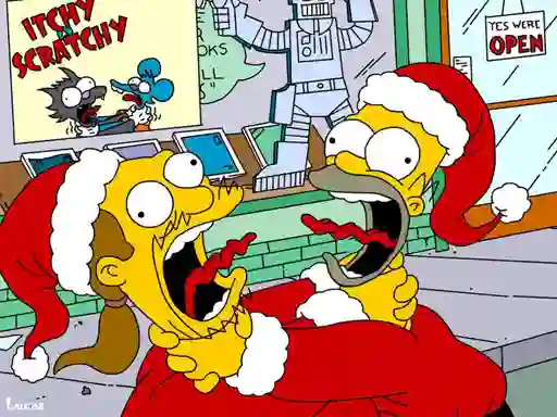 Simpsons Christmas Jigsaw Puzzle — 無料オンラインゲーム
