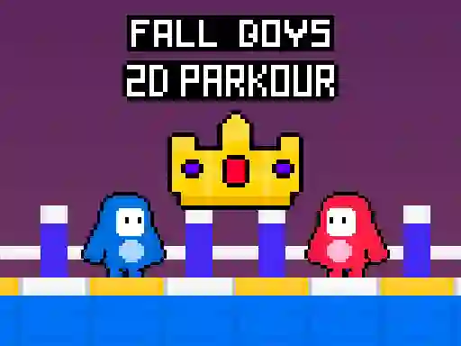 Fall Boys 2D Parkour — 無料オンラインゲーム
