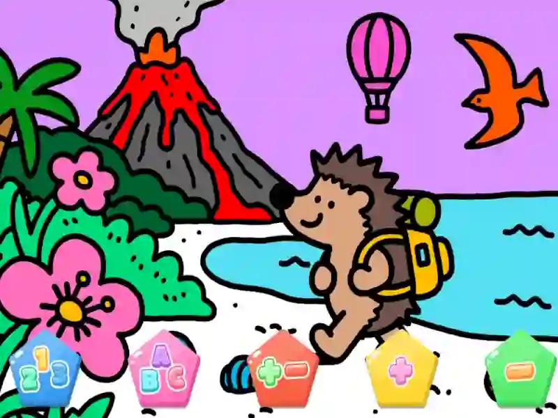 ゲームColor By Code Volcano Hedgehogオンライン
