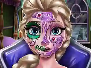 Elsa Scary Halloween Makeup — 無料オンラインゲーム