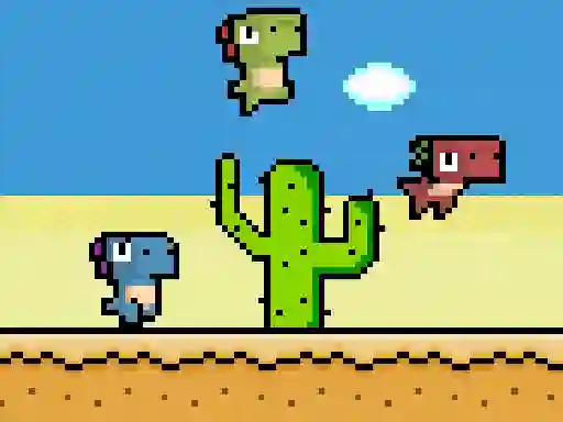 Pixel Dino Run — 無料オンラインゲーム