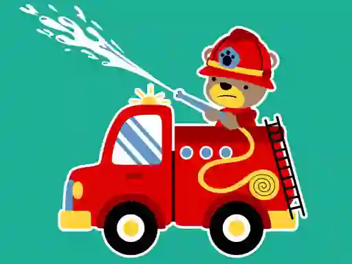 Animal Firetrucks Match 3 — 無料オンラインゲーム