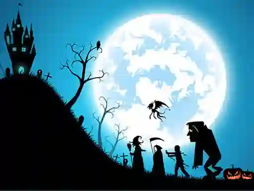 ゲームHappy Halloween Jigsawオンライン