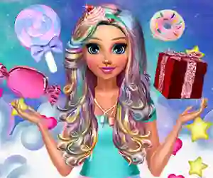 Katie's Candy Look — 無料オンラインゲーム