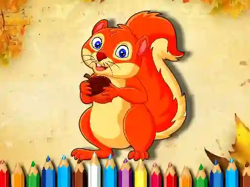 Squirrel Coloring Book — 無料オンラインゲーム