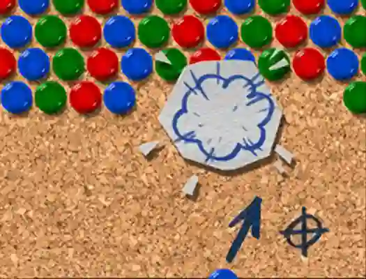 Pinboard Bubble Shooter — 無料オンラインゲーム