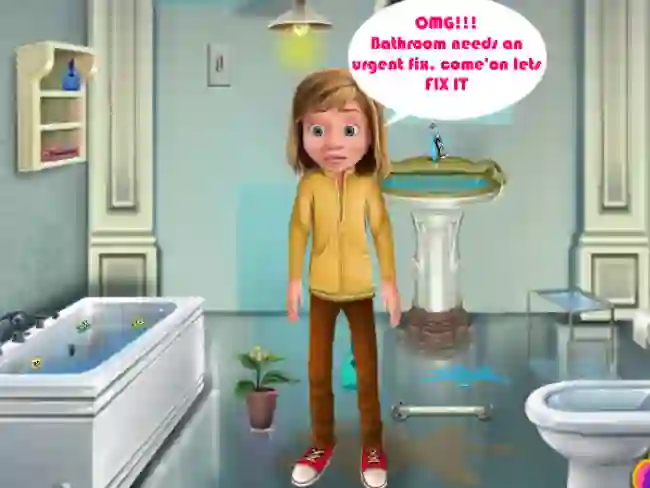 Riley Bathroom Cleaning — 無料オンラインゲーム