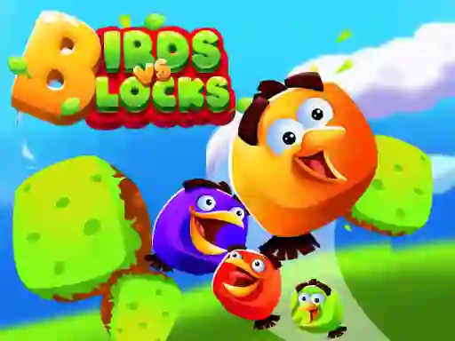 ゲームBirds vs Blocksオンライン
