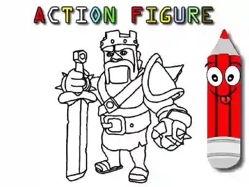 Back To School: Action Figure Coloring — 無料オンラインゲーム