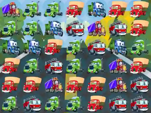 Cartoon Trucks Match 3 — 無料オンラインゲーム