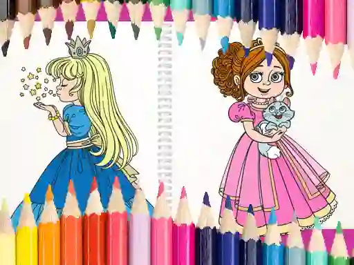 Beautiful Princess Coloring Book — 無料オンラインゲーム