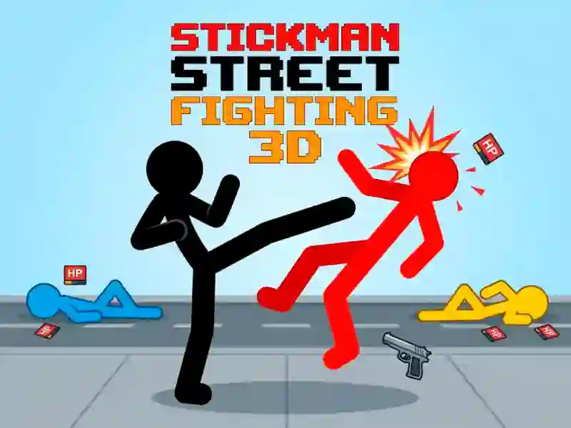 ゲームStickman Street Fighting 3dオンライン