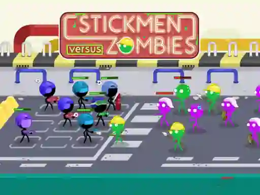 Stickmen Versus Zombies — 無料オンラインゲーム