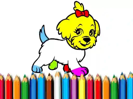 Back To School: Doggy Coloring Book — 無料オンラインゲーム