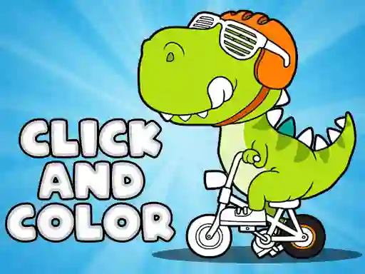 Click And Color Dinosaurs — 無料オンラインゲーム